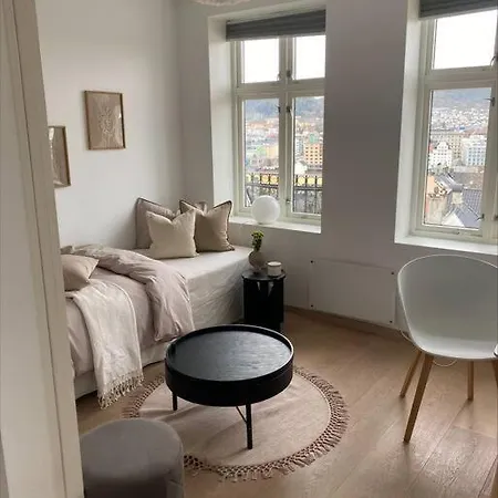 Stunning View Of The City Of Fjords Apartment